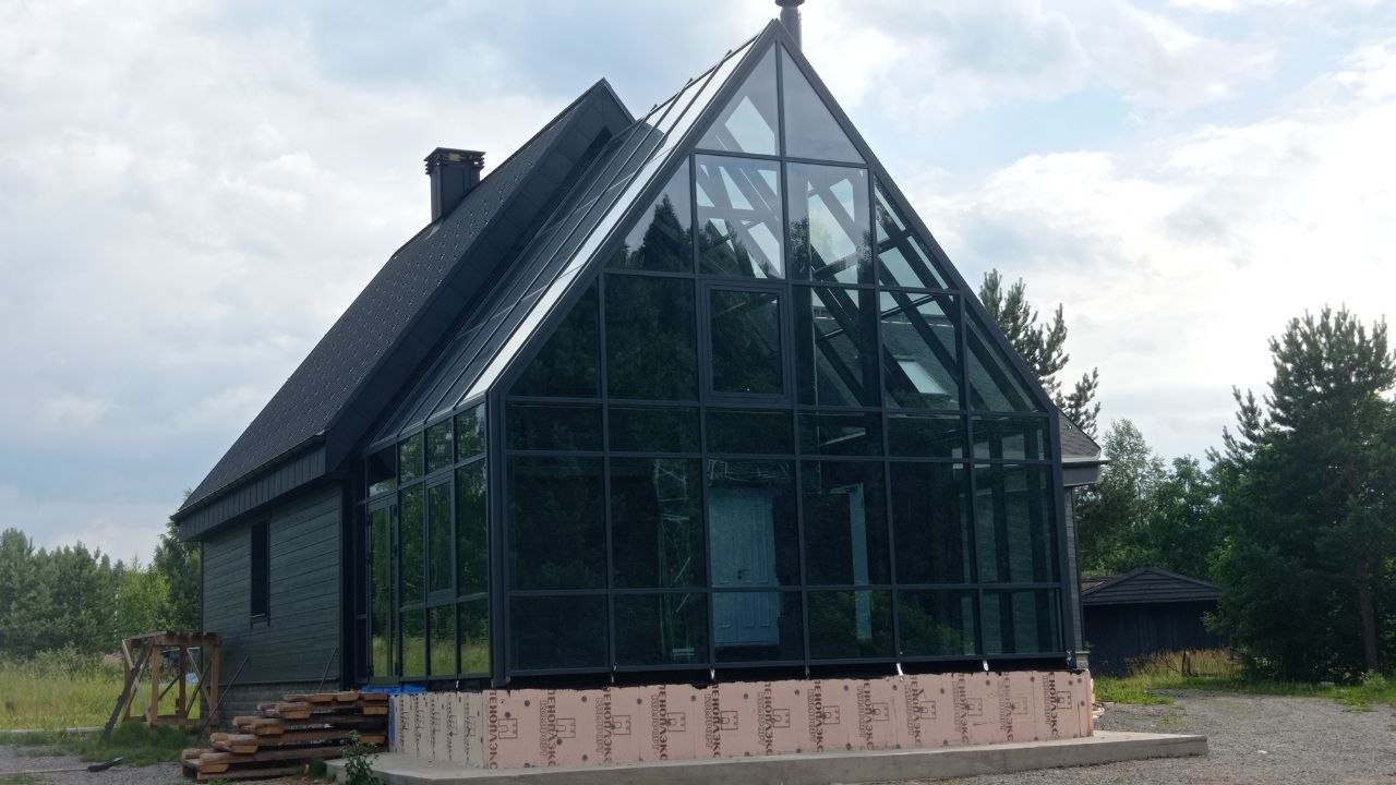 Остекление: Чога: фасадный ракурс