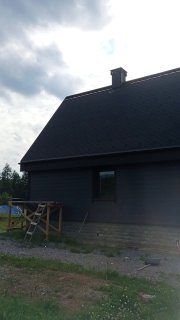 Дом из бруса в Гатчине: обзор дома снаружи